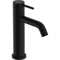 Cмеситель для раковины hansgrohe Tecturis S 110 CoolStart, EcoSmart+, с донным клапаном, 73314670, матовый черный