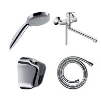 Готовый набор для ванны hansgrohe Logis с ручным душем Croma HG-PR134, хром
