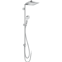 Душевая система hansgrohe Crometta E 240 1jet EcoSmart Reno с переключателем потоков 27289000/U, хром, уцененный товар