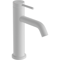 Cмеситель для раковины hansgrohe Tecturis S 110 CoolStart, EcoSmart+, с донным клапаном, 73314700, матовый белый