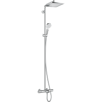 Душевая система hansgrohe Crometta E 240 1jet с термостатом для ванны 27298000-DP, хром (ПОВРЕЖДЕНА УПАКОВКА)