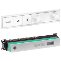 Hansgrohe 15380700S Set HG RainSelect термостатический смеситель для душа (15380700+15310180), матовый белый