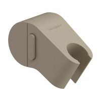 Держатель ручного душа hansgrohe WallStoris Planet Edition с креплением на штангу и регулировкой высоты 28918210, песок
