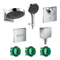 Готовый набор для душа скрытого монтажа hansgrohe Rainfinity HG-PR23, хром