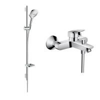 Готовый набор для ванны hansgrohe Logis с ручным душем Raindance HG-PR162, хром