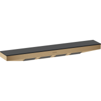 Боковой душ Hansgrohe Rainfinity, 500, 1jet,с полкой, 26243140, шлифованная бронза