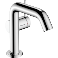 Смеситель для раковины hansgrohe Tecturis S 110 Fine CoolStart, EcoSmart+, с донным клапаном Push-Open, 73320000, хром