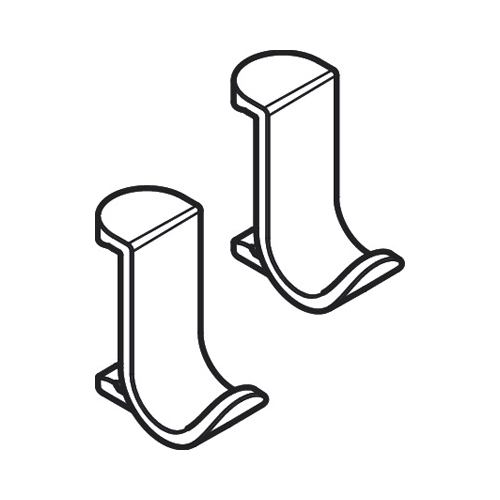 Hansgrohe WallStoris Крючок широкий черный матовый 27914670