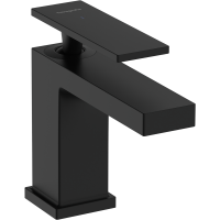 Смеситель для раковины hansgrohe Tecturis E 80, EcoSmart+, для холодной воды, 73013670, матовый черный