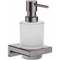 Диспенсер для жидкого мыла AddStoris Hansgrohe 41745340, шлифованный черный хром