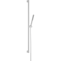 Душевой гарнитур hansgrohe Pulsify S 100 1jet EcoSmart+ со штангой 90 см, 24383700, матовый белый