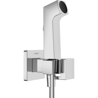 Гигиенический душ hansgrohe 1jet E с запорным вентилем, держателем и шлангом 125 см 29233000/U, хром, уцененный товар