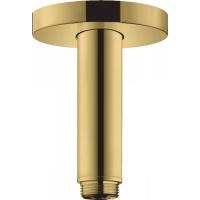 Потолочное подсоединение Hansgrohe S, 100 мм. 27393990, полированное золото