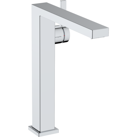 Смеситель для раковины hansgrohe Tecturis E 240 Fine CoolStart, EcoSmart+, с донным клапаном Push-Open, 73070000, хром