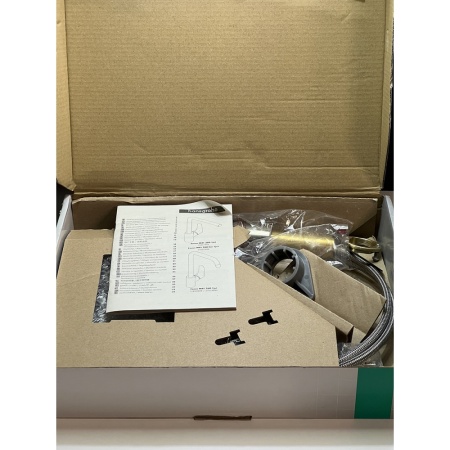 Смеситель для кухонной мойки hansgrohe Focus M41 280, с поворотным изливом 31817800/U, под сталь, уцененный товар
