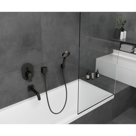 Излив на ванну Hansgrohe Vernis Blend 71420670, матовый черный