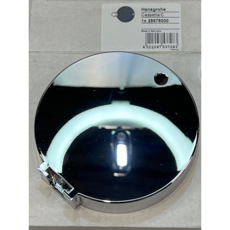 Мыльница hansgrohe Casetta C для душевого гарнитура 28678000/U, хром, уцененный товар