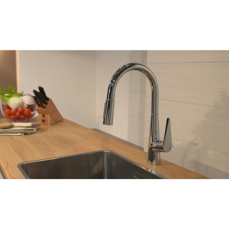 Смеситель hansgrohe Talis S для кухонной мойки 72813000, хром