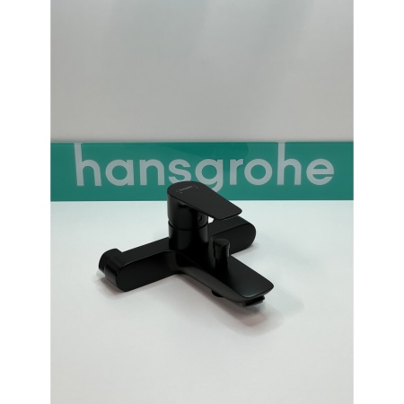 Смеситель для ванны hansgrohe Talis E 71740670/U, матовый черный, уцененный товар