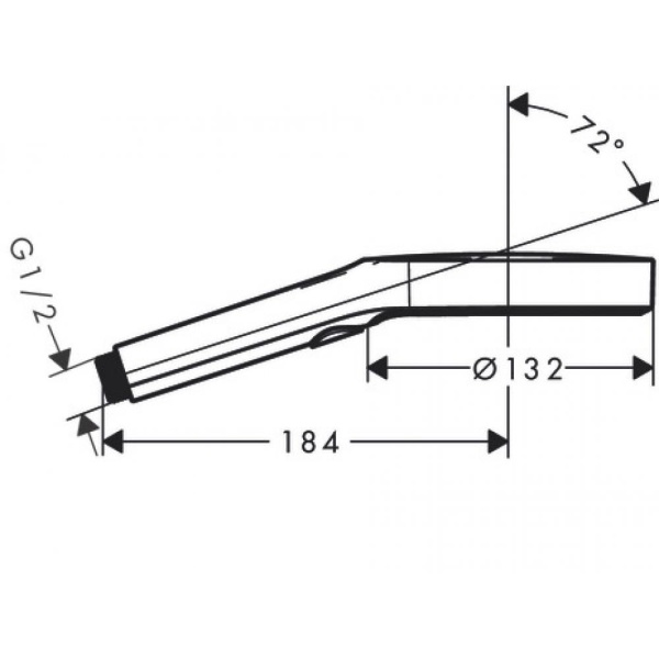 Ручной душ Hansgrohe Rainfinity 130 3jet 26864140, шлифованная бронза