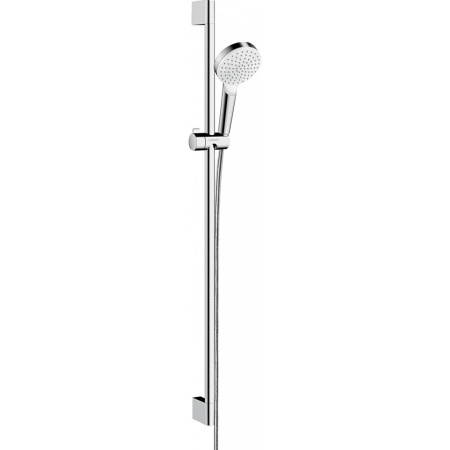 Душевой набор hansgrohe Crometta 1jet 90 см. 26537400, белый/хром