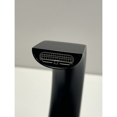 Смеситель для раковины hansgrohe Vivenis 210 с поворотным изливом и сливным гарнитуром, 75030670/U, матовый черный, уцененный товар