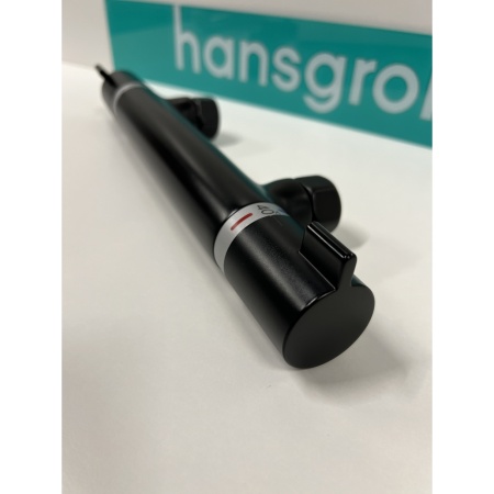 Термостат для душа hansgrohe Ecostat Comfort 13116670/U, матовый черный, уцененный товар