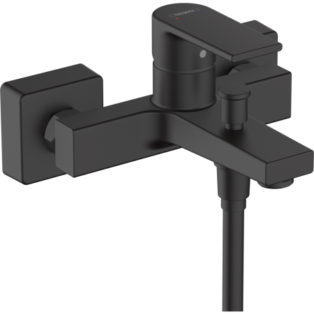 Смеситель для ванны Hansgrohe Vernis Shape 71450670/U1, матовый черный, уцененный товар