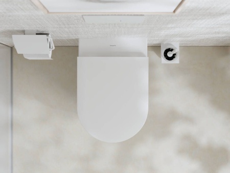 Hansgrohe EluPura Original S Сидение для унитаза с микролифтом с верхним креплением белый глянцевый 60148450