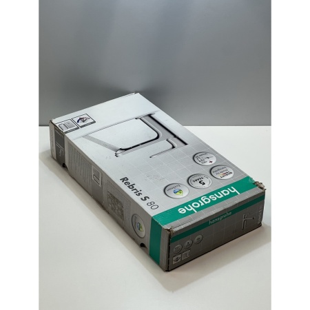 Смеситель для раковины hansgrohe Rebris S 80, со сливным гарнитуром 72510000/U, хром, уцененный товар