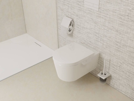 Hansgrohe EluPura Original S Сидение для унитаза без микролифта с верхним креплением белый глянцевый 60147450
