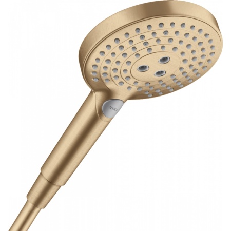 Ручной душ Hansgrohe Raindance Select S 120 3jet EcoSmart 9 л/мин. 26531140, шлифованная бронза
