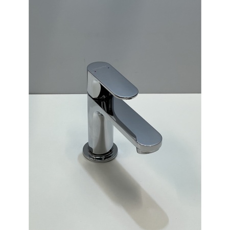 Смеситель для раковины hansgrohe Rebris S 80, со сливным гарнитуром 72510000/U, хром, уцененный товар