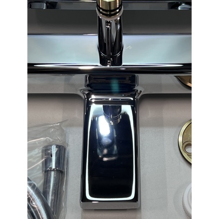 Душевая система hansgrohe Croma E 280 1jet с термостатом для ванны 27687000/U1, хром, уцененный товар