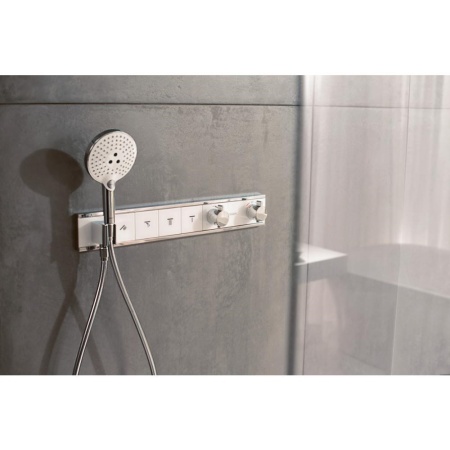 Ручной душ hansgrohe Raindance Select S 120 3jet 26530400, белый/хром