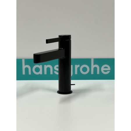 Смеситель для раковины hansgrohe Finoris 110, 76020670/U, матовый черный, уцененный товар