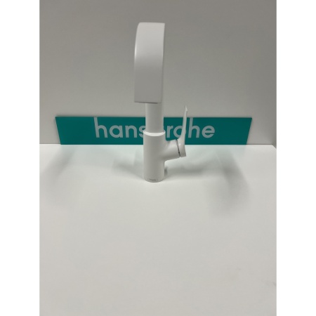 Смеситель для раковины hansgrohe Vivenis 210 с поворотным изливом, 75030700/U, матовый белый, уцененный товар