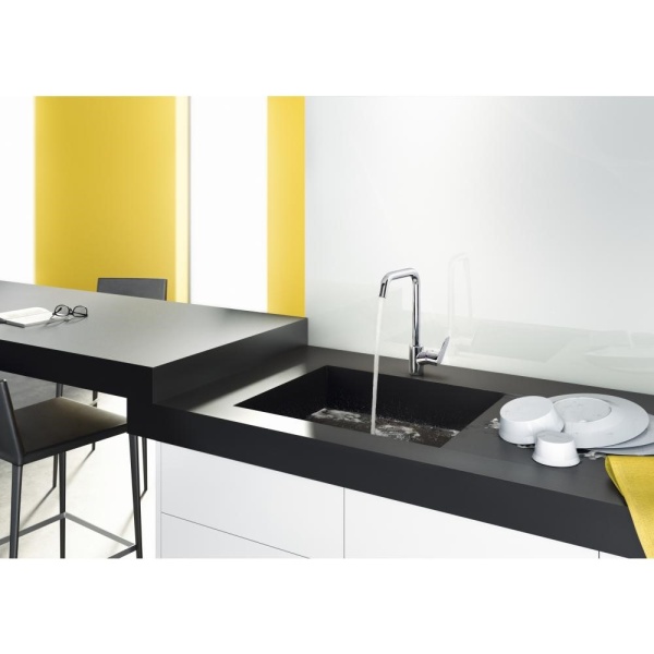 Смеситель hansgrohe Focus для кухонной мойки с поворотным изливом на 3 положения 31820000, хром