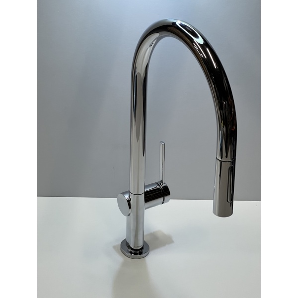 Смеситель для кухонной мойки hansgrohe Talis M54 210, с вытяжным душем 2jet 72800000/U, хром, уцененный товар