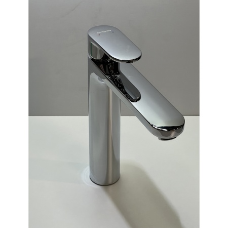 Смеситель для раковины hansgrohe Vernis Blend 190 без сливного гарнитура 71582000/U1, хром, уцененный товар