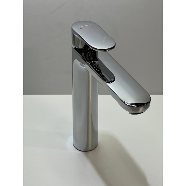 Смеситель для раковины hansgrohe Vernis Blend 190 без сливного гарнитура 71582000/U1, хром, уцененный товар