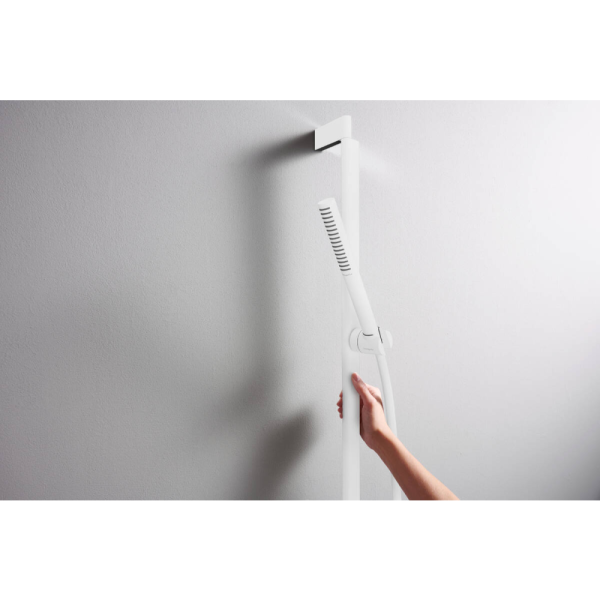 Ручной душ hansgrohe Pulsify S 100 1jet EcoSmart+, 24126700, матовый белый