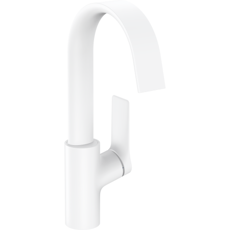 Смеситель для раковины hansgrohe Vivenis 210 с поворотным изливом, 75030700/U, матовый белый, уцененный товар