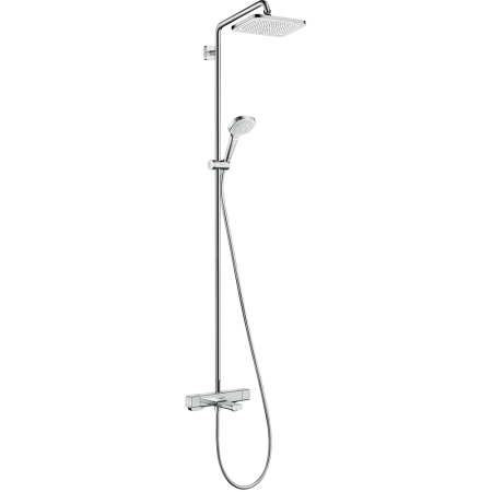 Душевая система hansgrohe Croma E 280 1jet с термостатом для ванны 27687000/U1, хром, уцененный товар