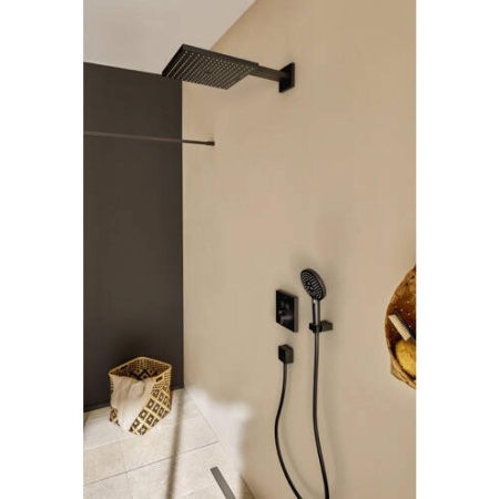 Ручной душ Hansgrohe Raindance Select S , 12 см, 3 режима 26530670, чёрный матовый