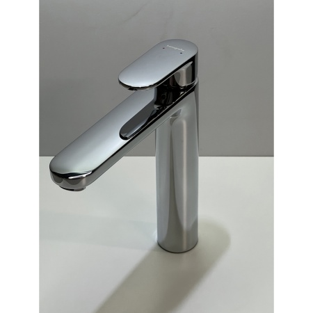 Смеситель для раковины hansgrohe Vernis Blend 190 без сливного гарнитура 71582000/U1, хром, уцененный товар