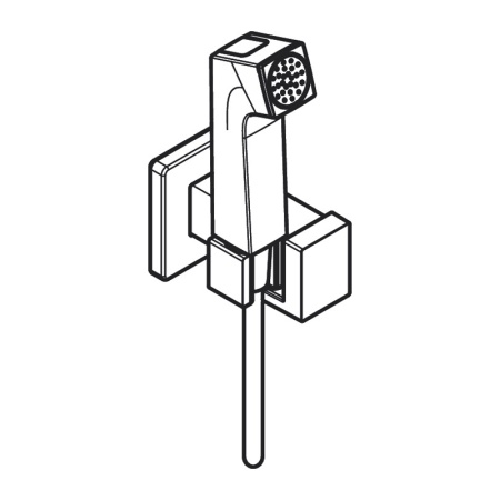 Hansgrohe Гигиенический душ E 1 jet EcoSmart+ со смесителем белый матовый 29233700