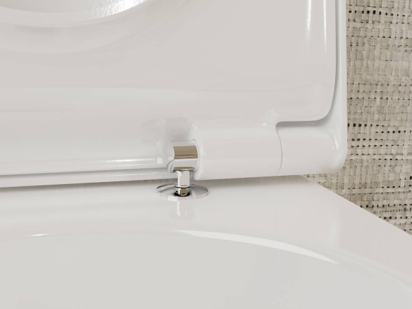 Hansgrohe EluPura Original S Сидение для унитаза с микролифтом с верхним креплением белый глянцевый 60148450