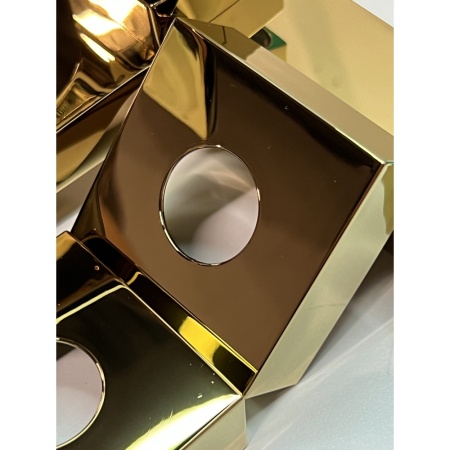 Смеситель для ванны hansgrohe Metropol 32540990/U, полированное золото, уцененный товар