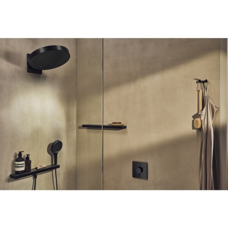 Термостат Hansgrohe RainSelect, скрытого монтажа, для 5 потребителей, 15384670, матовый черный